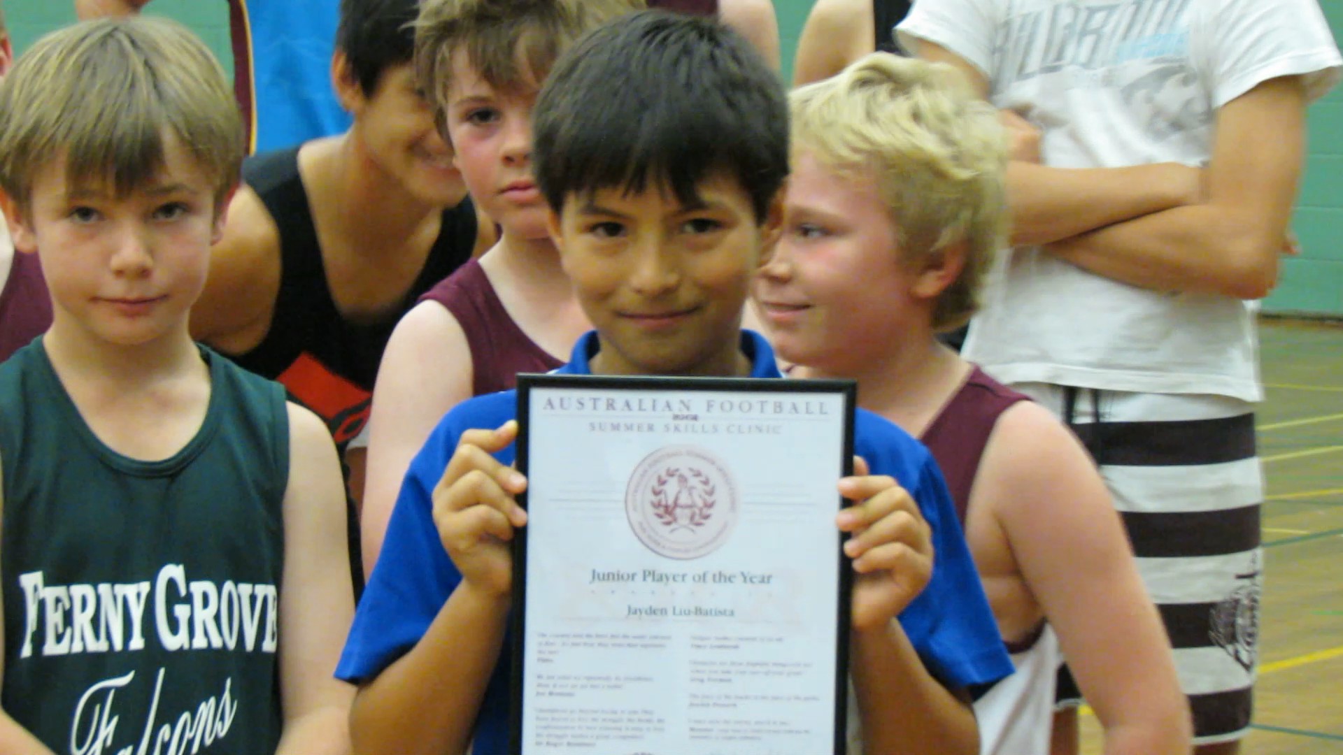 Junior Player of the Year Award Jayden Liu-Batista